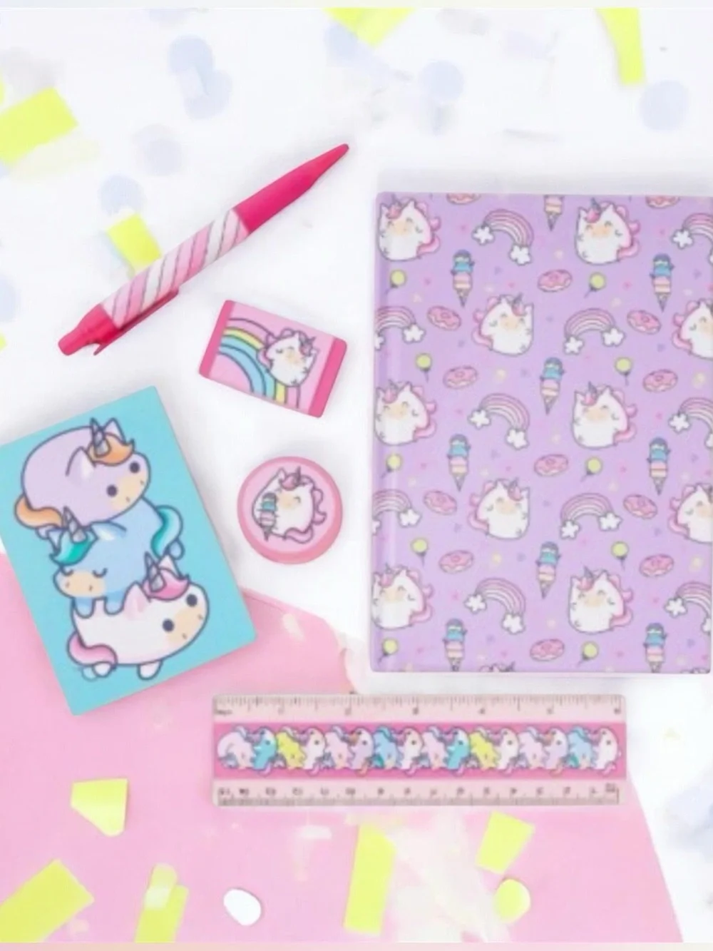 Claire's Dessert Unicorn Stationery Set